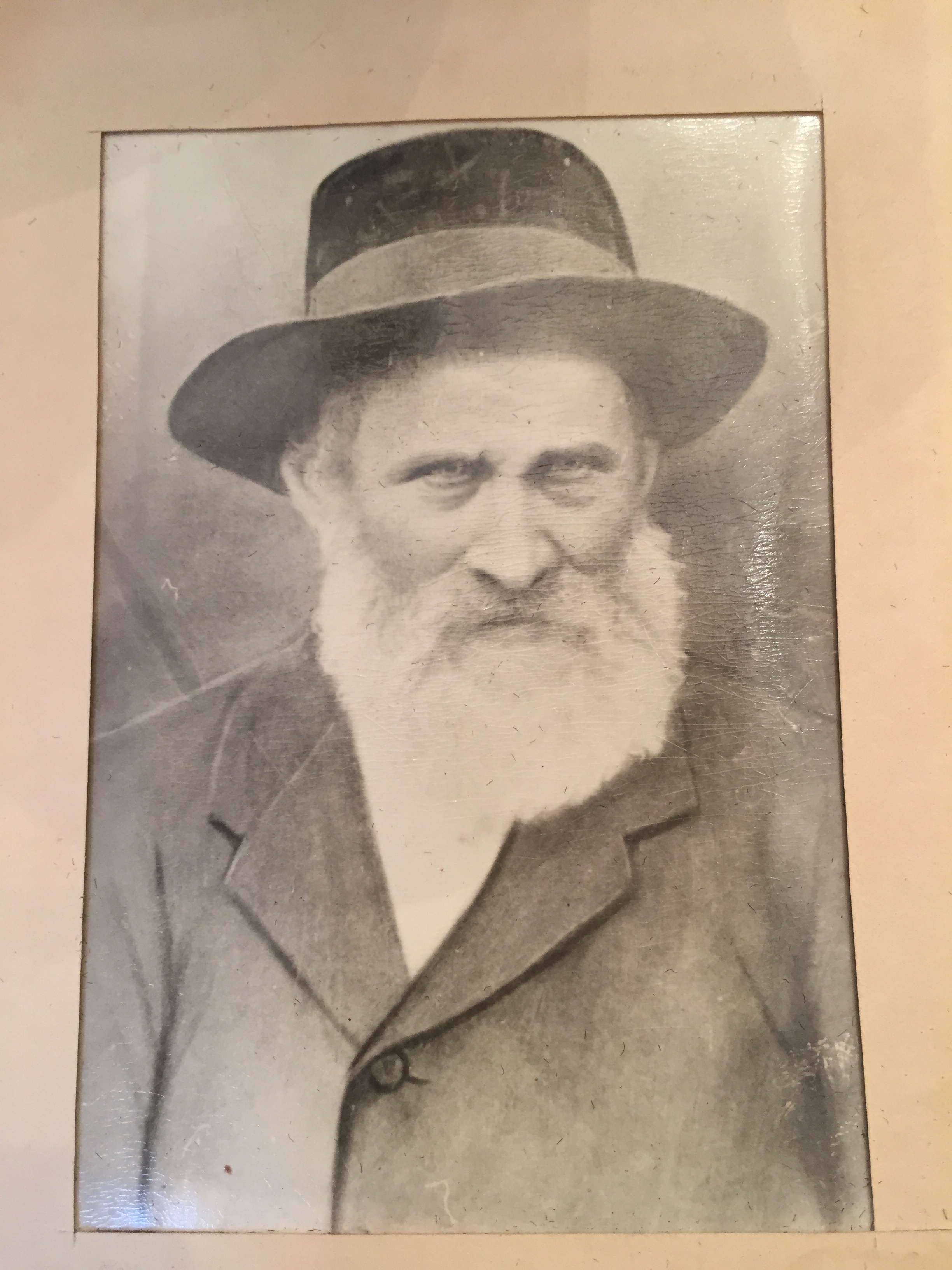 Pinchas Goldstein, Zeidy's maternal grandfather, photographed in Tiszadob, undated